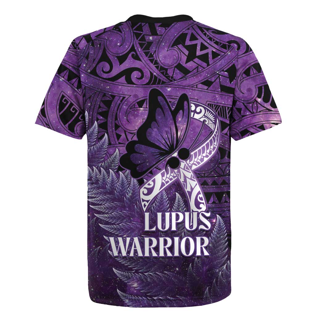 Lupus Awareness Month New Zealand Rugby Jersey Be Strong Warrior Maori Silver Fern LT14 - Polynesian Pride