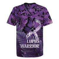 Lupus Awareness Month New Zealand Rugby Jersey Be Strong Warrior Maori Silver Fern LT14 - Polynesian Pride