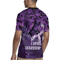 Lupus Awareness Month New Zealand Rugby Jersey Be Strong Warrior Maori Silver Fern LT14 - Polynesian Pride