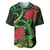 New Zealand Gecko Baseball Jersey Aotearoa Maori With Pohutukawa Flowers