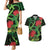 New Zealand Gecko Couples Matching Mermaid Dress and Hawaiian Shirt Aotearoa Maori With Pohutukawa Flowers