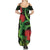 New Zealand Gecko Family Matching Summer Maxi Dress and Hawaiian Shirt Aotearoa Maori With Pohutukawa Flowers