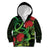 New Zealand Gecko Kid Hoodie Aotearoa Maori With Pohutukawa Flowers