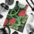 New Zealand Gecko Men Tank Top Aotearoa Maori With Pohutukawa Flowers