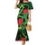 New Zealand Gecko Mermaid Dress Aotearoa Maori With Pohutukawa Flowers