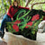 New Zealand Gecko Quilt Aotearoa Maori With Pohutukawa Flowers