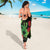 New Zealand Gecko Sarong Aotearoa Maori With Pohutukawa Flowers