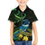 New Zealand Tui Bird Family Matching Puletasi and Hawaiian Shirt Aotearoa Maori With Kowhai Flowers