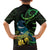 New Zealand Tui Bird Family Matching Tank Maxi Dress and Hawaiian Shirt Aotearoa Maori With Kowhai Flowers