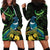 New Zealand Tui Bird Hoodie Dress Aotearoa Maori With Kowhai Flowers