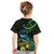 New Zealand Tui Bird Kid T Shirt Aotearoa Maori With Kowhai Flowers