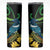 New Zealand Tui Bird Skinny Tumbler Aotearoa Maori With Kowhai Flowers