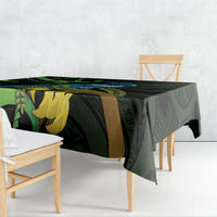 New Zealand Tui Bird Tablecloth Aotearoa Maori With Kowhai Flowers LT14 - Polynesian Pride