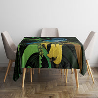 New Zealand Tui Bird Tablecloth Aotearoa Maori With Kowhai Flowers LT14 - Polynesian Pride