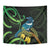 New Zealand Tui Bird Tapestry Aotearoa Maori With Kowhai Flowers