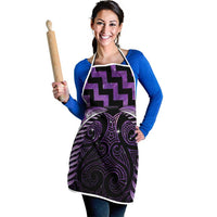 Purple Matariki New Zealand Apron Maori Poutama Galaxy Vibes - Polynesian Pride