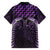 Purple Matariki New Zealand Family Matching Puletasi and Hawaiian Shirt Maori Poutama Galaxy Vibes