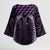Purple Matariki New Zealand Kimono Sleeve Blouse Maori Poutama Galaxy Vibes - Polynesian Pride