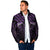 Purple Matariki New Zealand Padded Jacket Maori Poutama Galaxy Vibes - Polynesian Pride