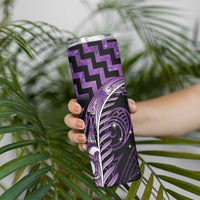 Purple Matariki New Zealand Skinny Tumbler Maori Poutama Galaxy Vibes