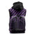Purple Matariki New Zealand Sleeveless Hoodie Maori Poutama Galaxy Vibes - Polynesian Pride