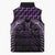 Purple Matariki New Zealand Sleeveless Puffer Jacket Maori Poutama Galaxy Vibes - Polynesian Pride