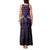 Purple Matariki New Zealand Tank Maxi Dress Maori Poutama Galaxy Vibes