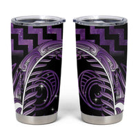 Purple Matariki New Zealand Tumbler Cup Maori Poutama Galaxy Vibes