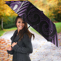Purple Matariki New Zealand Umbrella Maori Poutama Galaxy Vibes - Polynesian Pride