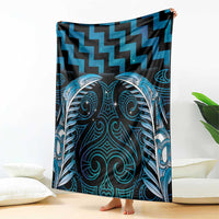 Blue Matariki New Zealand Blanket Maori Poutama Galaxy Vibes