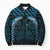 Blue Matariki New Zealand Bomber Puffer Jacket Maori Poutama Galaxy Vibes - Polynesian Pride