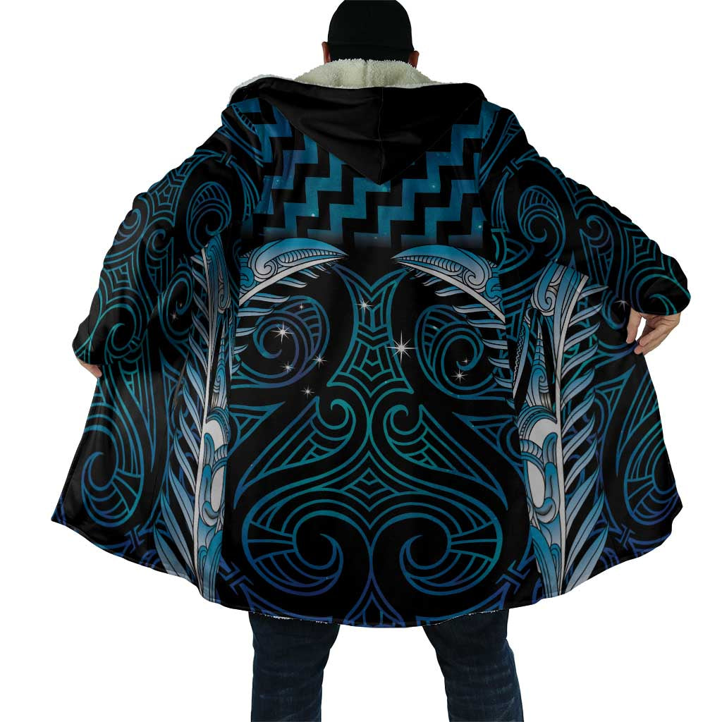Blue Matariki New Zealand Cloak Maori Poutama Galaxy Vibes - Polynesian Pride