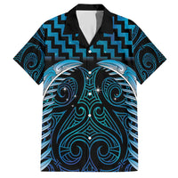 Blue Matariki New Zealand Hawaiian Shirt Maori Poutama Galaxy Vibes