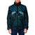 Blue Matariki New Zealand Padded Jacket Maori Poutama Galaxy Vibes - Polynesian Pride