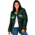 Green Matariki New Zealand Padded Jacket Maori Poutama Galaxy Vibes - Polynesian Pride