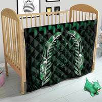 Green Matariki New Zealand Quilt Maori Poutama Galaxy Vibes