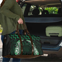 Green Matariki New Zealand Travel Bag Maori Poutama Galaxy Vibes - Polynesian Pride
