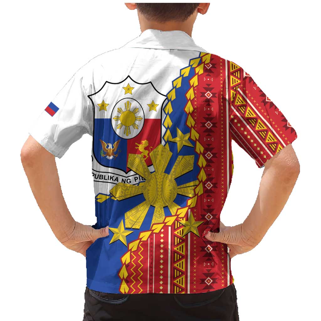 Philippines Independence Day Family Matching Mermaid Dress and Hawaiian Shirt Pilipinas Sun Stars Igorot Pattern