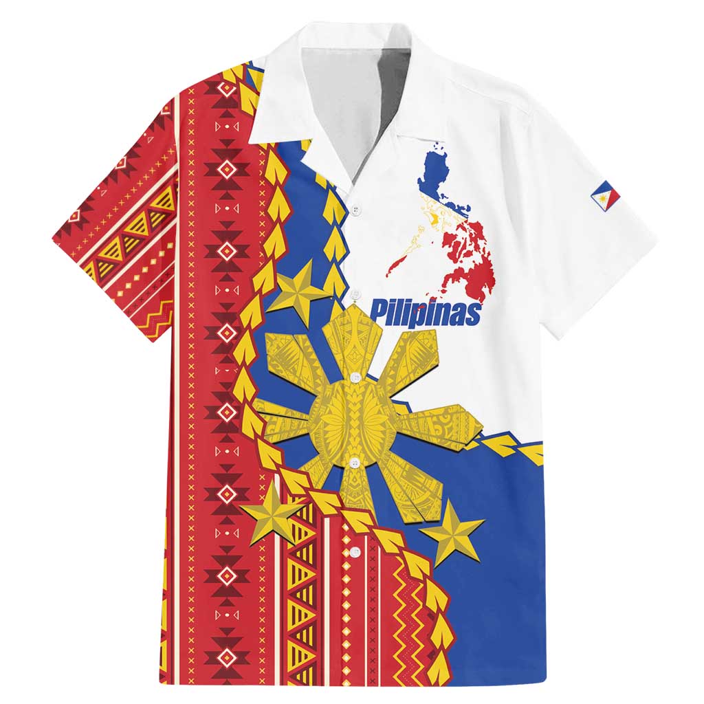 Philippines Independence Day Family Matching Mermaid Dress and Hawaiian Shirt Pilipinas Sun Stars Igorot Pattern