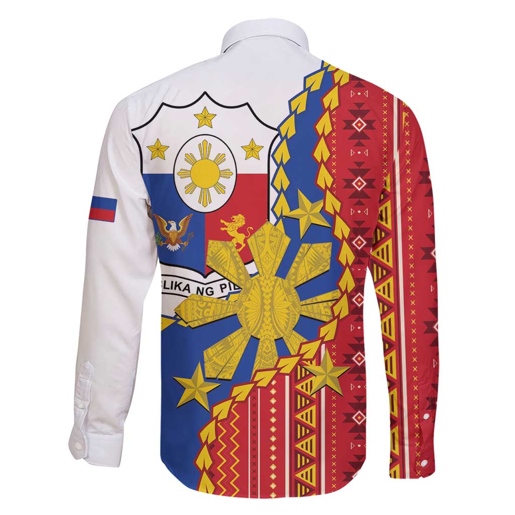 Philippines Independence Day Family Matching Summer Maxi Dress and Hawaiian Shirt Pilipinas Sun Stars Igorot Pattern