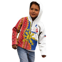 Philippines Independence Day Kid Hoodie Pilipinas Sun Stars Igorot Pattern