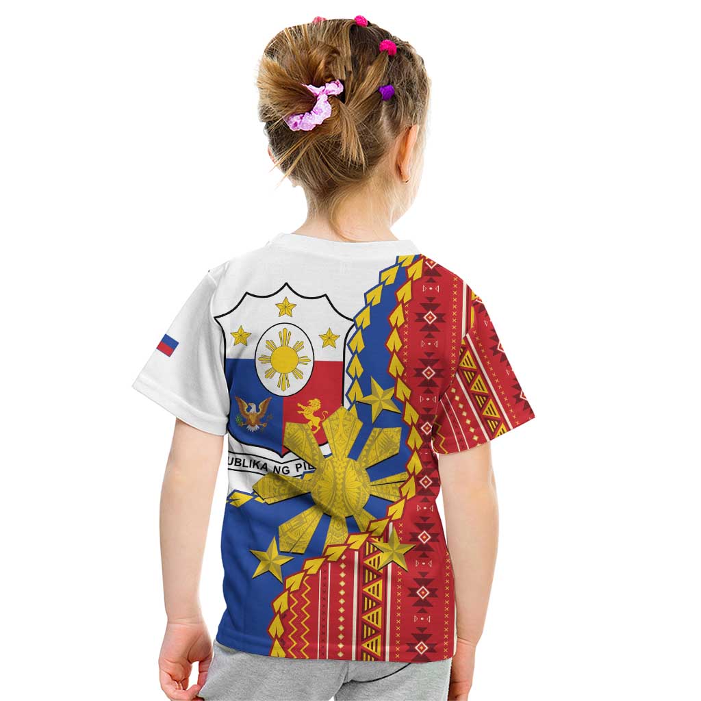 Philippines Independence Day Kid T Shirt Pilipinas Sun Stars Igorot Pattern