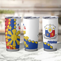 Philippines Independence Day Tumbler Cup Pilipinas Sun Stars Igorot Pattern