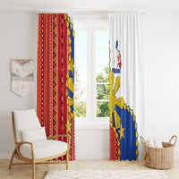 Philippines Independence Day Window Curtain Pilipinas Sun Stars Igorot Pattern