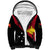 Papua New Guinea Football Sherpa Hoodie Go PNG Polynesian Pattern Sporty Style LT14 Unisex Red - Polynesian Pride