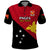 Custom Papua New Guinea Football Polo Shirt Go PNG Polynesian Pattern Sporty Style LT14 Red - Polynesian Pride