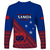 Samoa Football Long Sleeve Shirt Samoan Coat Of Arm Polynesian Sporty Style LT14 - Polynesian Pride