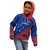 Personalised Samoa Football Kid Hoodie Samoan Coat Of Arm Polynesian Sporty Style LT14 - Polynesian Pride