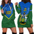 Solomon Islands Football Hoodie Dress Polynesian Pattern Sporty Style LT14 - Polynesian Pride