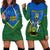 Personalised Solomon Islands Football Hoodie Dress Polynesian Pattern Sporty Style LT14 - Polynesian Pride